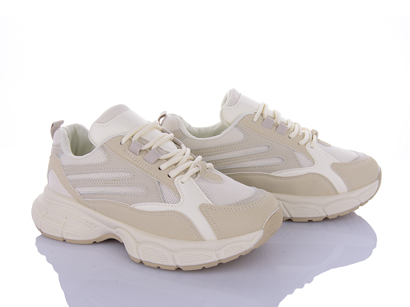 Кроссовки VIOLETA (36-41) 20-1036 beige (деми)