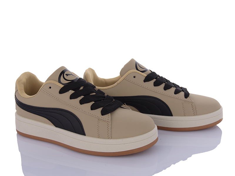 Кроссовки VIOLETA (36-41) HD21-136-31 khaki (деми)