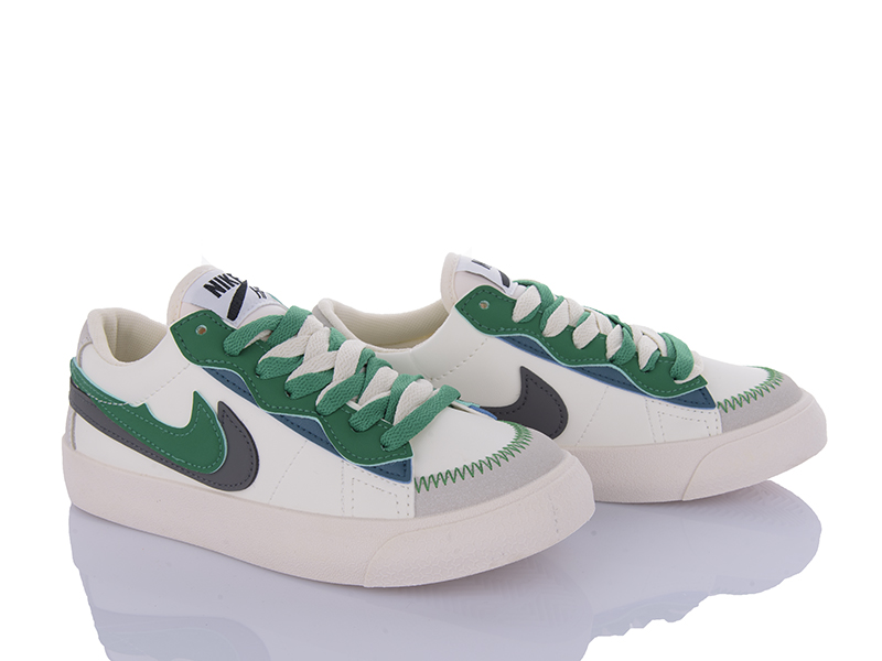 Кроссовки VIOLETA (36-40) HD41-149-45 white-green (деми)