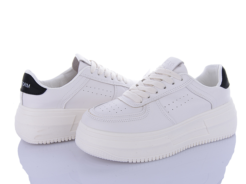 Кроссовки VIOLETA (36-41) 149-56 white-black (деми)