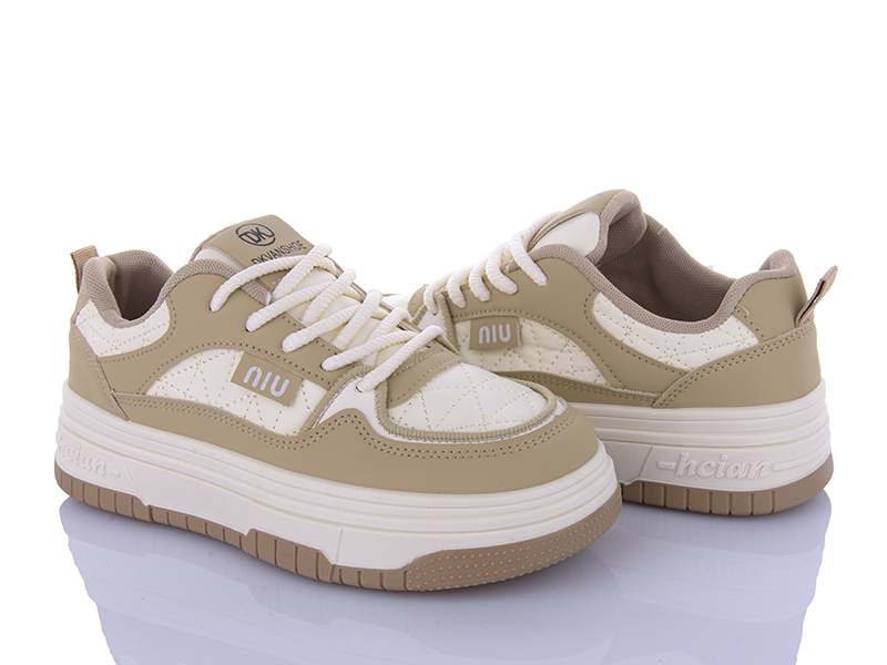 Кроссовки VIOLETA (36-40) 176-45 beige (деми)