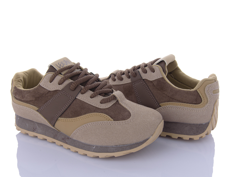 Кроссовки VIOLETA (36-40) 182-47 coffee (деми)