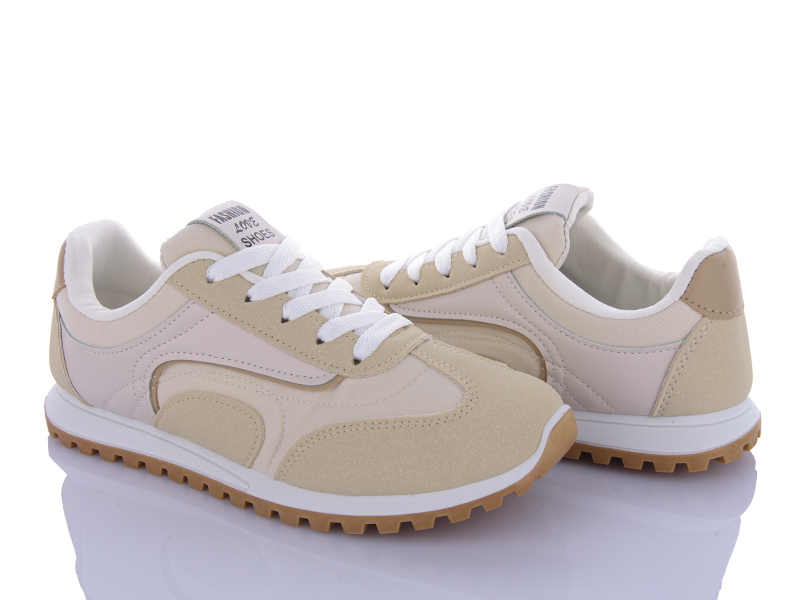 Кроссовки VIOLETA (36-41) 182-50 beige (деми)