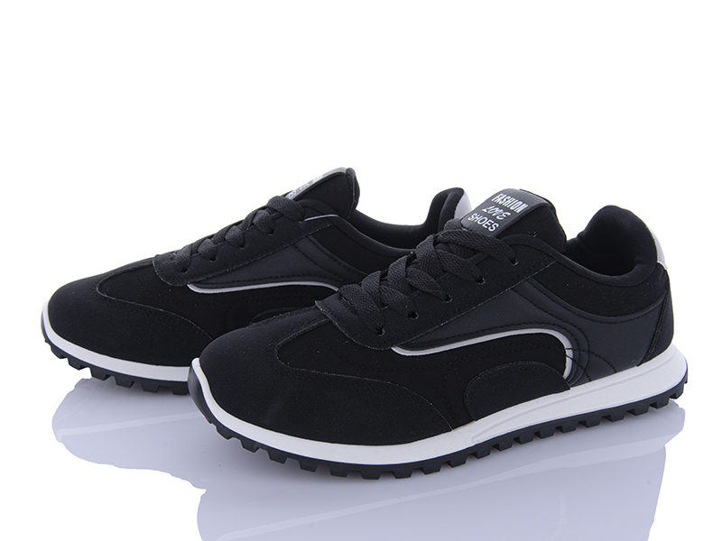 Кроссовки VIOLETA (36-41) 182-50 black (деми)