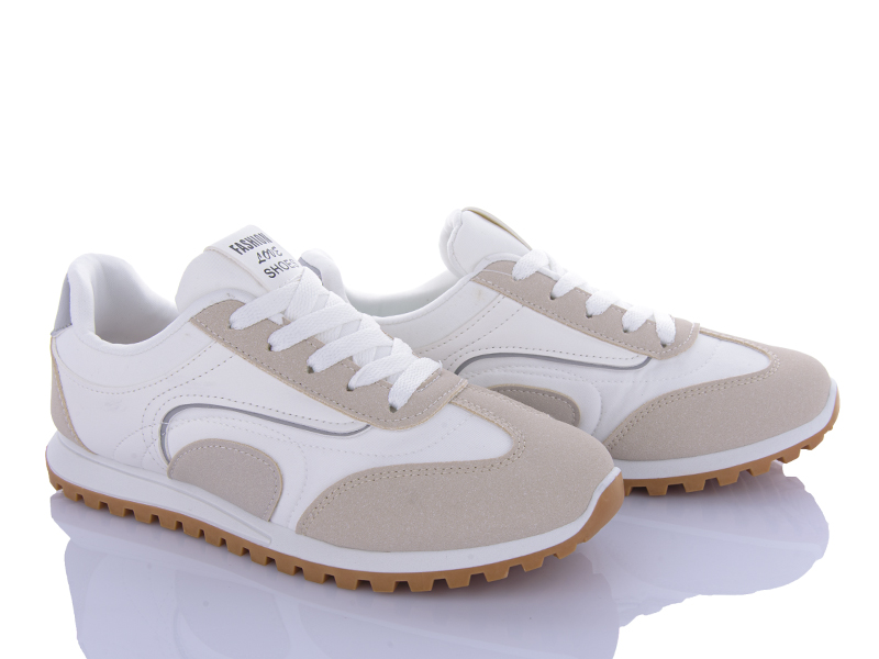 Кроссовки VIOLETA (36-41) 182-50 white (деми)