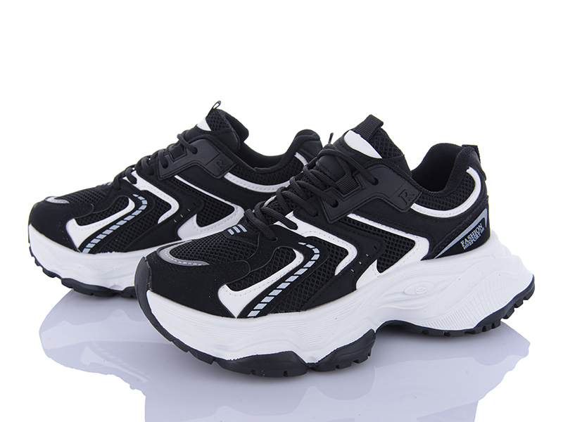 Кроссовки VIOLETA (36-41) 9-798 black (деми)
