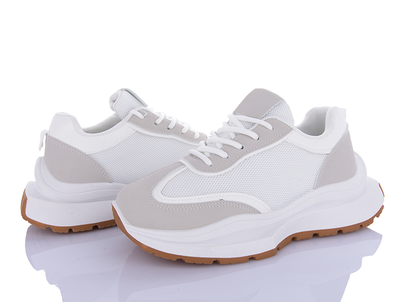 Кроссовки VIOLETA (36-41) 92-37 white (деми)