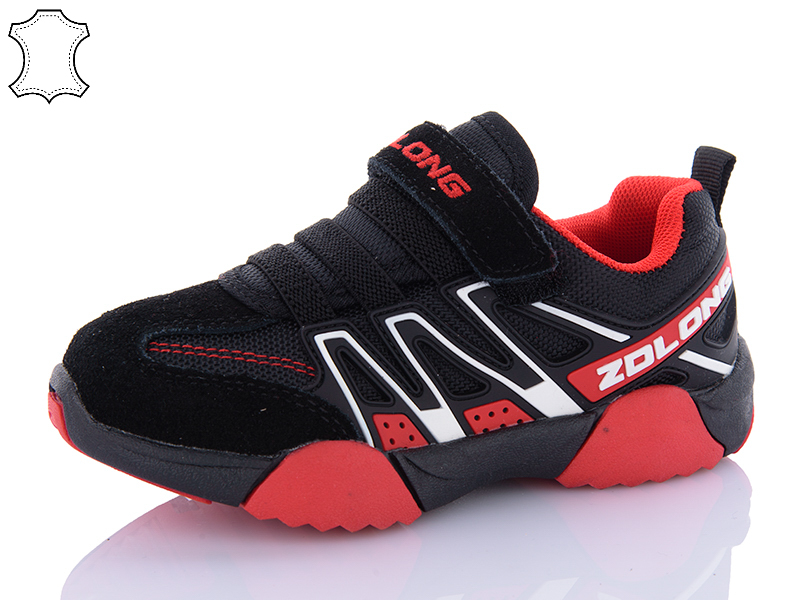 Кроссовки Comfort-baby (26-30) 8708 чор-черв.(26-30) (деми)