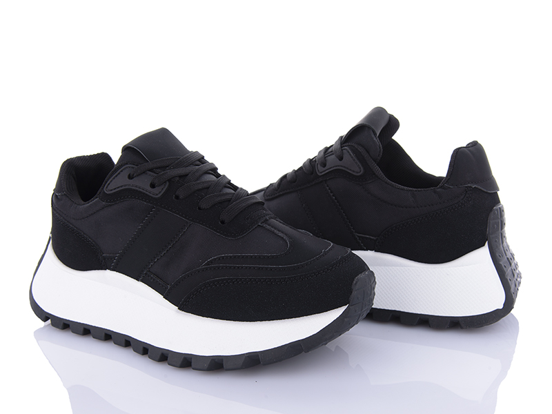Кроссовки VIOLETA (36-41) 20-1050 black (деми)