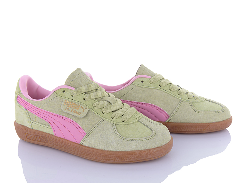 Кеды VIOLETA (36-41) HD49-1102 green-pink (деми)