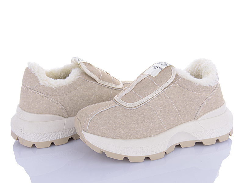 Кроссовки VIOLETA (36-41) M801-KL801 beige (зима)