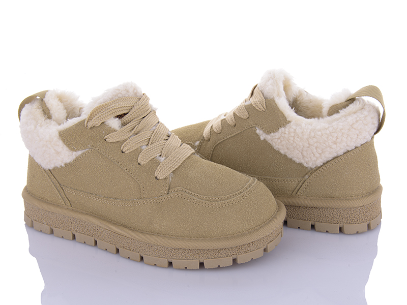 Кроссовки VIOLETA (36-41) 197-189 khaki (зима)