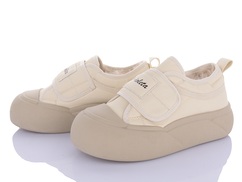 Кроссовки VIOLETA (36-41) 197-196 beige (деми)