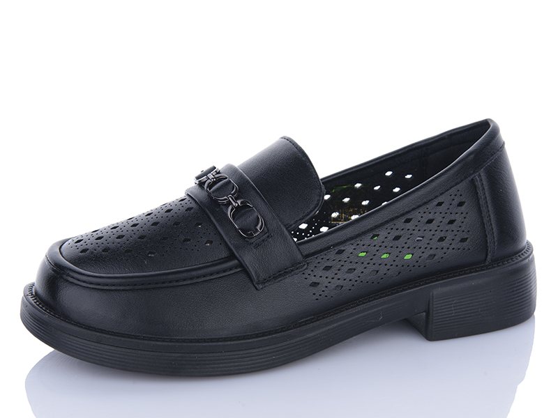 Туфли Red-Sun (37-42) JSD003 black (лето)