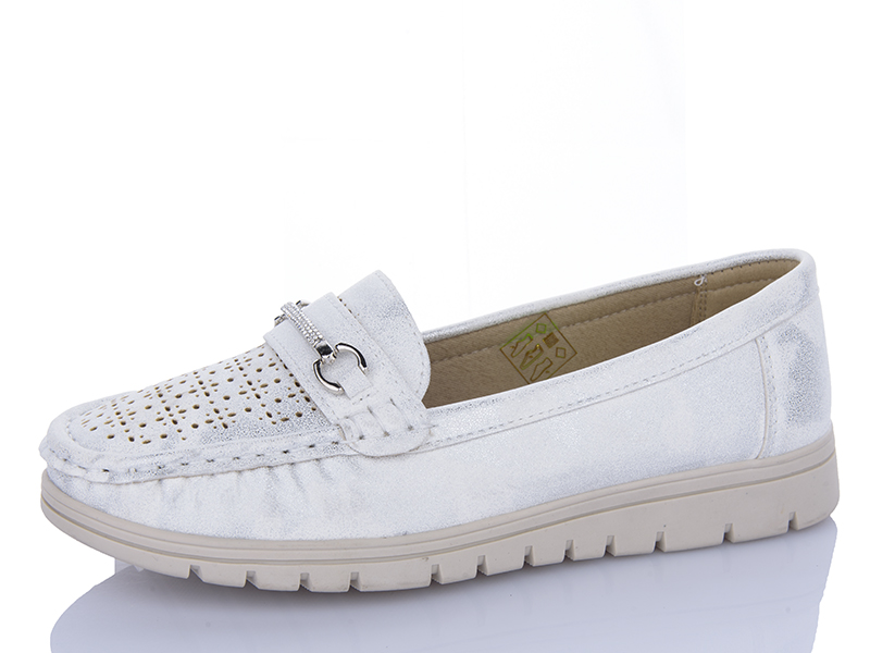 Туфли Red-Sun (37-42) JSD007 white (лето)