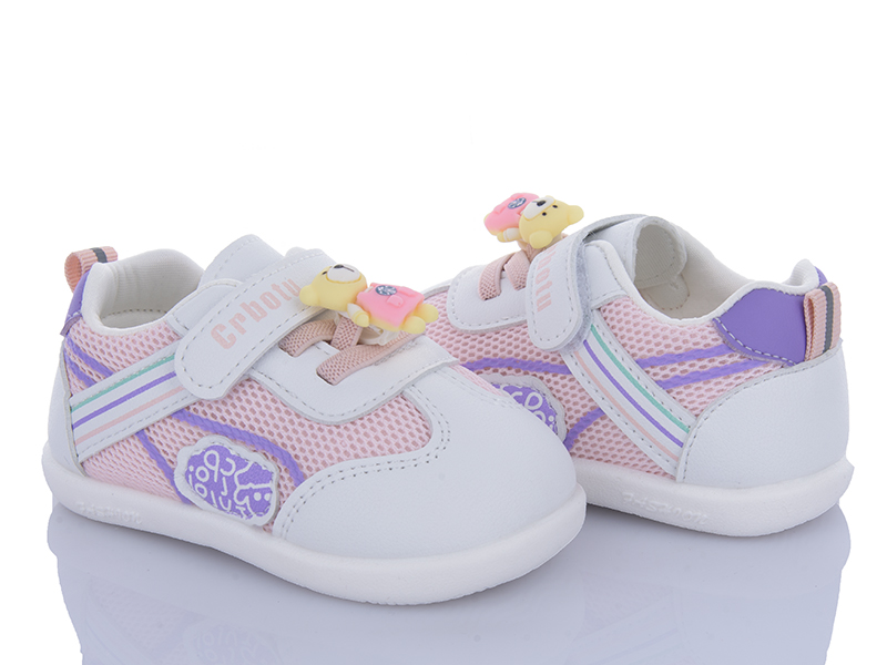 Кроссовки Comfort-baby (16-20) 66170 біл-рожевий (11.5-13.5 см) (деми)