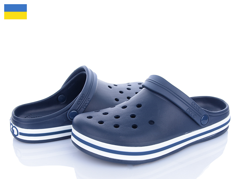 Кроксы Roks (41-46) Dago 520 синій (лето)