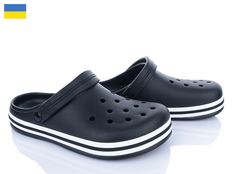 Кроксы Roks (41-46) Dago 520 чорний (лето)