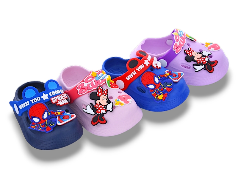 Кроксы BabyShop (18-23) E707 mix (лето)