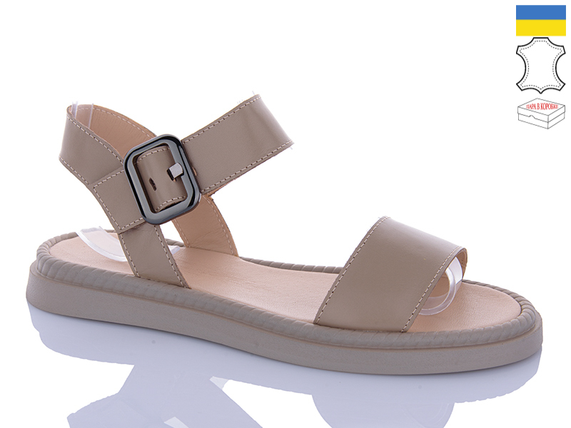 Босоножки Sali (37-41) 913 капучино кап-п. (лето)