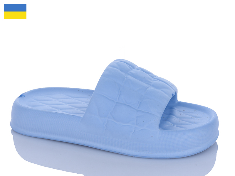 Шлепанцы Inblu (36-41) ПЖ50 блакитний (лето)
