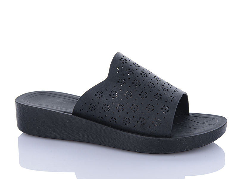 Шлепанцы JIBUKANG (36-41) A10-1 black (лето)