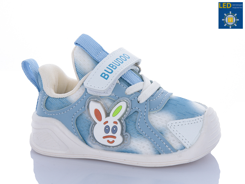 Кроссовки Comfort-baby (16-20) 802-1 блакитний LED (16-20) (деми)