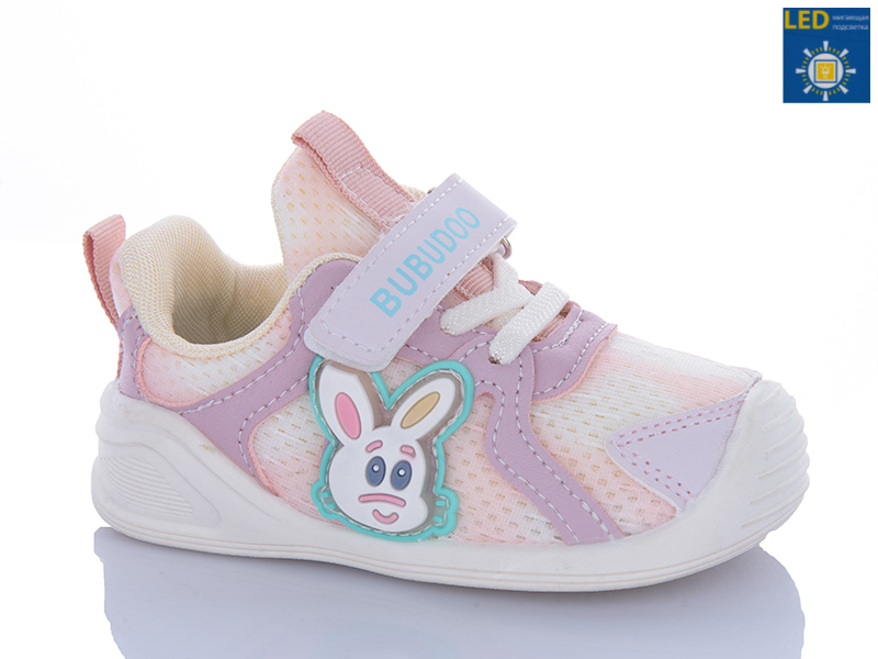 Кроссовки Comfort-baby (16-20) 802-1 рожевий LED (16-20) (деми)