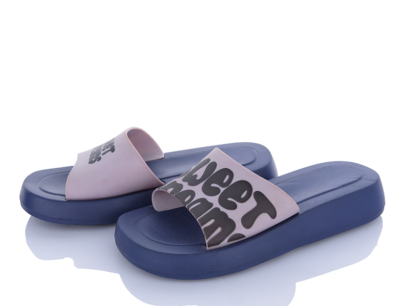 Шлепанцы JIBUKANG (36-40) C6216 pink (лето)