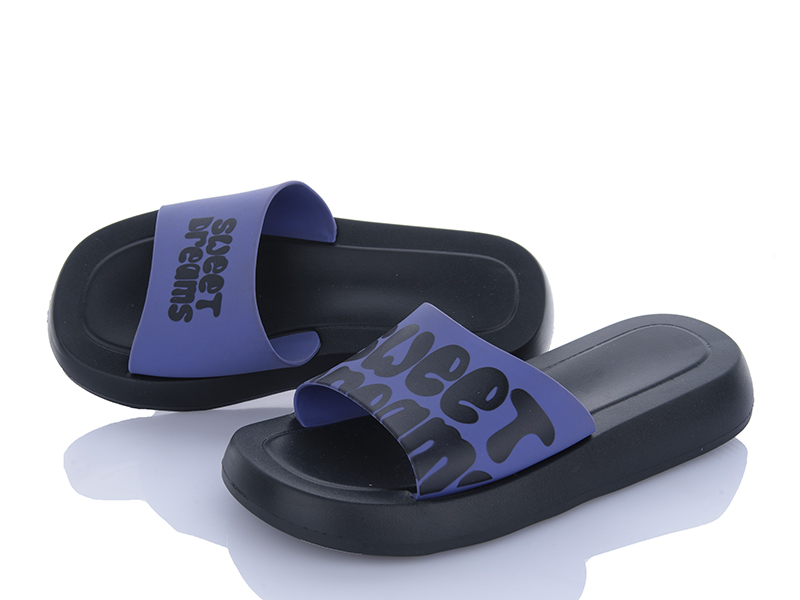 Шлепанцы Super Gear (36-40) C6216 lilac (лето)