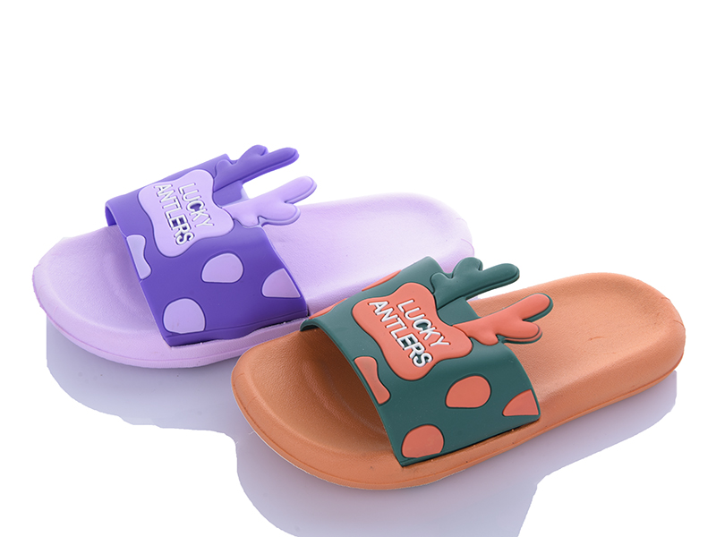 Шлепанцы Super Gear (24-29) S758 orange-lilac mix (лето)