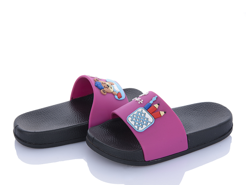 Шлепанцы Super Gear (24-29) S901-2 fuchsia (лето)