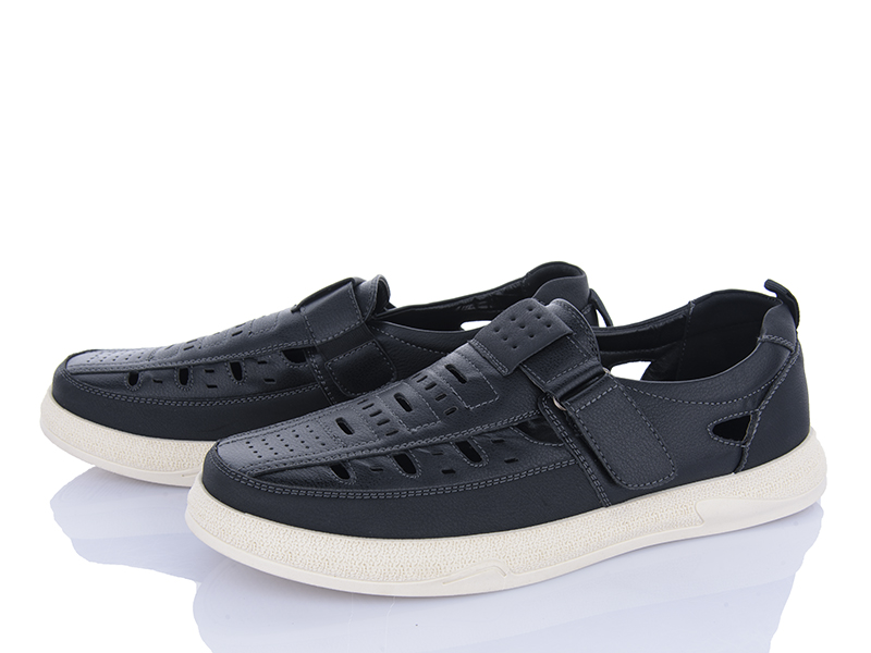 Туфли Baolikang (40-45) Y561 black (лето)