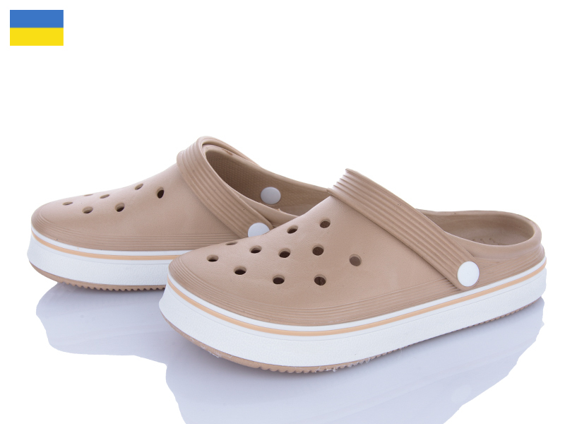 Кроксы Golden Lion (36-41) 1400 капучино (лето)