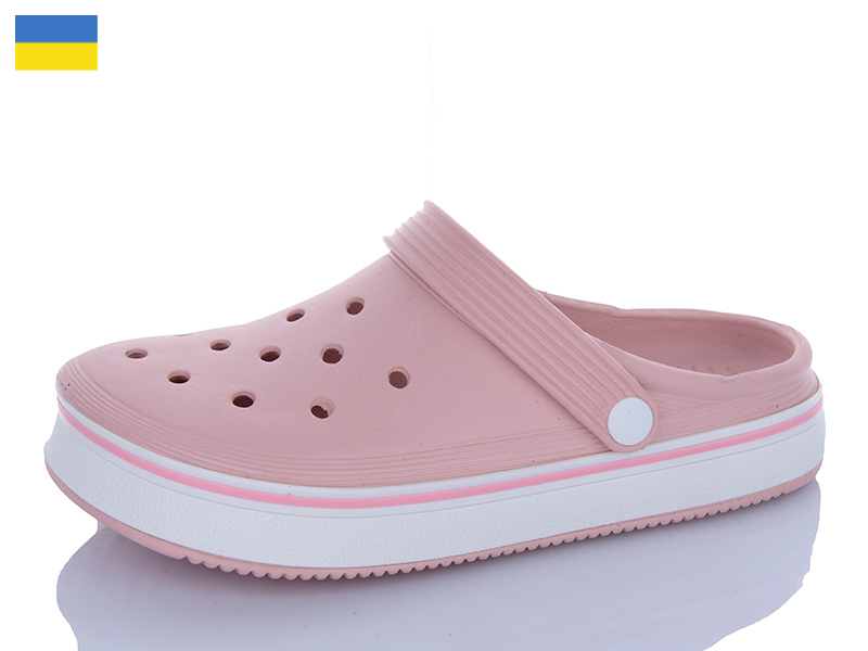 Кроксы ALEX M&L (36-41) ML4001 пудра (лето)