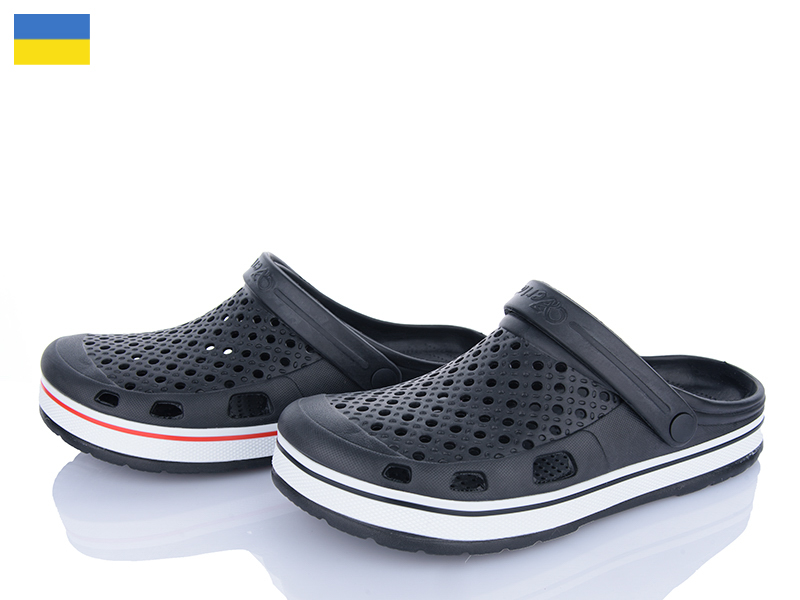 Кроксы ALEX M&L (41-46) ML51 біл-біл.mix (лето)