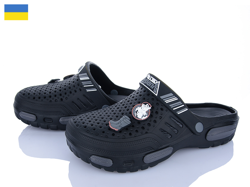 Кроксы Inblu (41-45) CM118 чорний (лето)