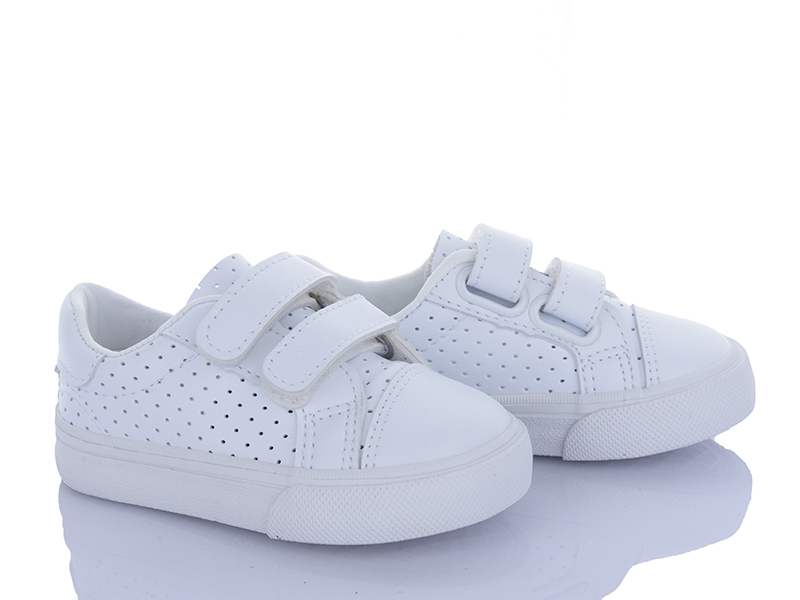 Кроссовки Clibee (19-24) RC76-2 white (лето)