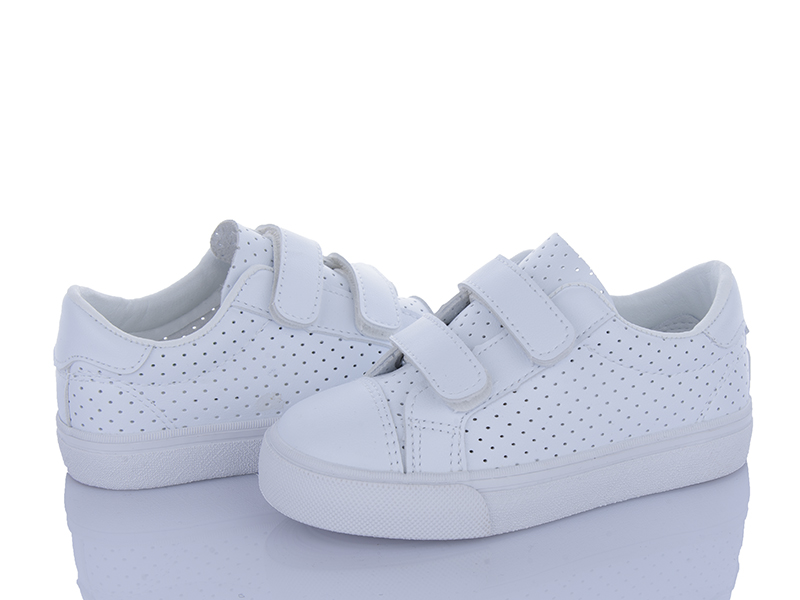 Кроссовки Clibee (25-30) RC77-2 white (лето)