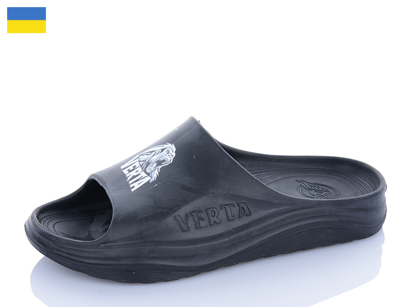 Шлепанцы ALEX M&L (41-46) ML1001A чорний (лето)