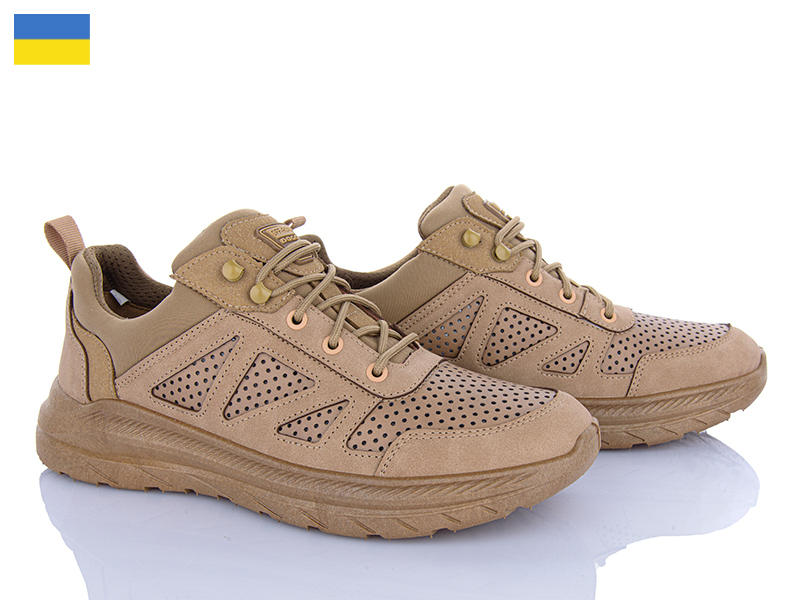 Кроссовки Dago (41-45) Даго M23-02 бежевий (лето)