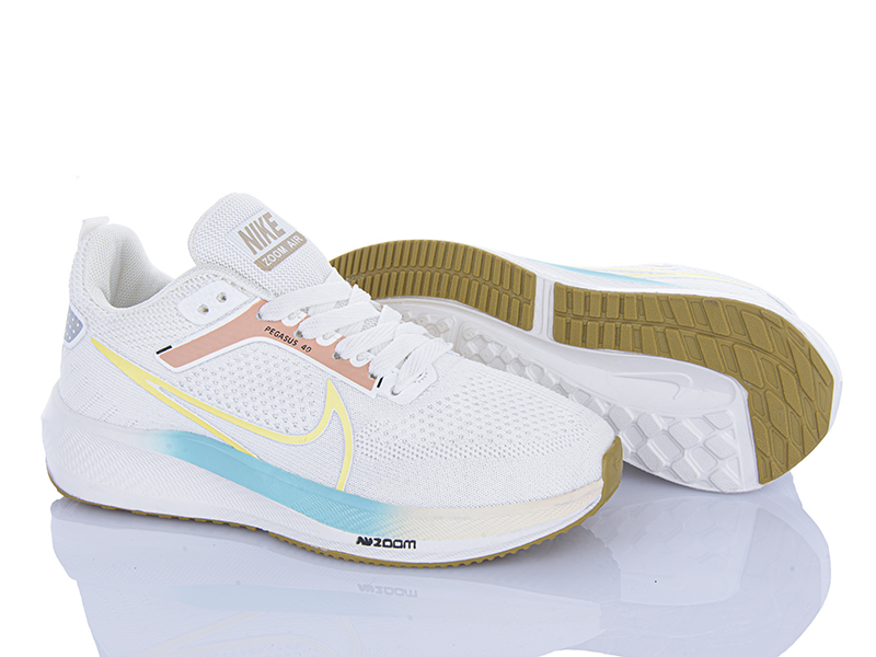 Кроссовки VIOLETA (36-40) HD78-MF08 white-yellow (деми)