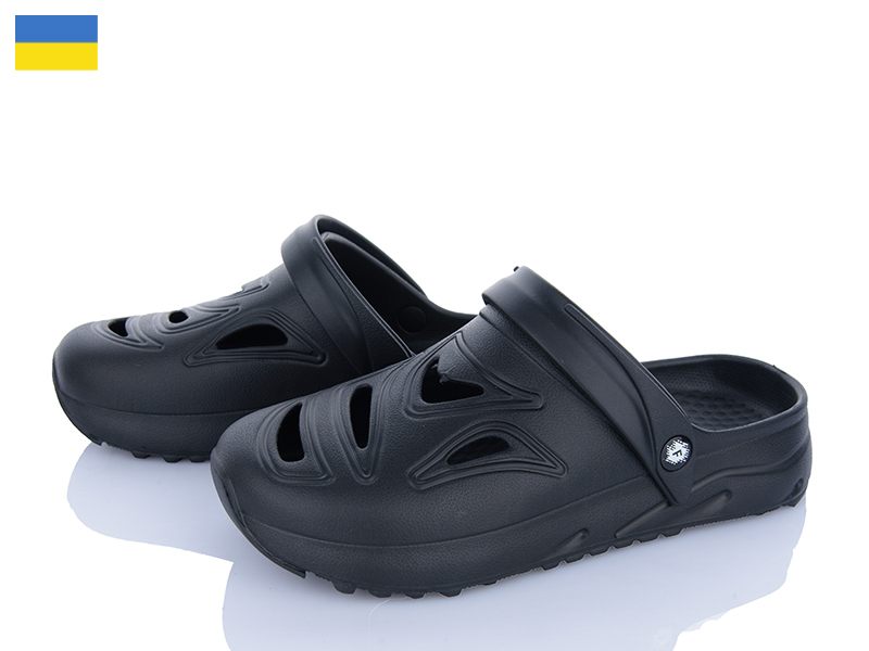 Кроксы Inblu (41-45) F720 чорний (лето)