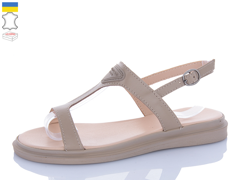 Босоножки Sali (36-40) 1109 капучино кап-п. (лето)