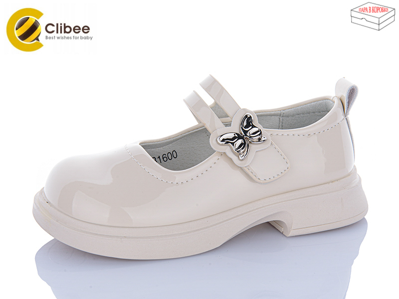 Туфли Clibee-Apawwa (26-30) B1600P beige (деми)