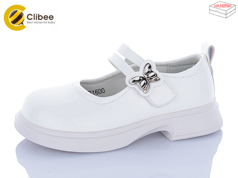 Туфли Clibee-Apawwa (26-30) B1600P white (деми)