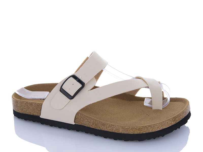 Шлепанцы Minghong (36-41) 2503 beige (лето)