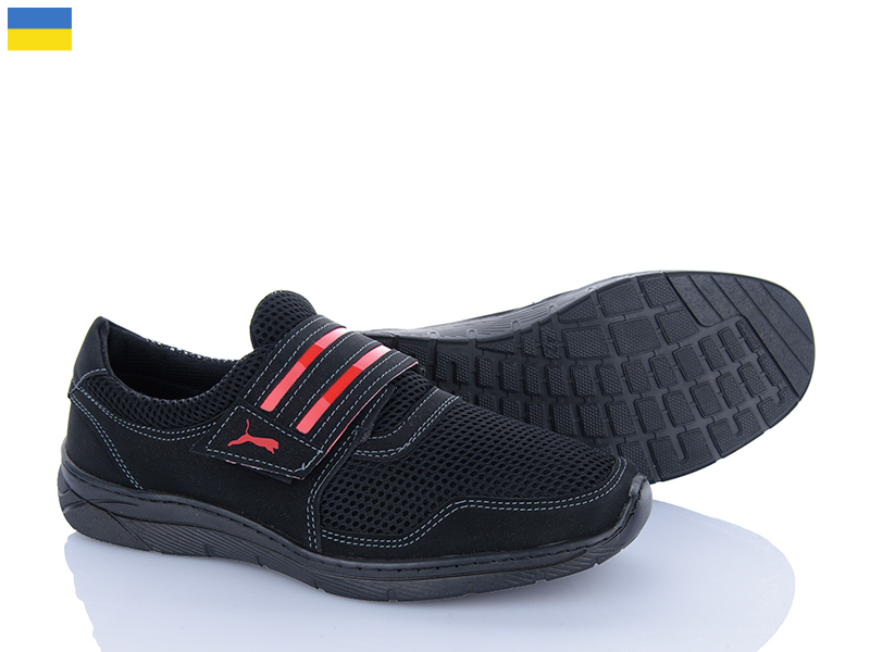 Кроссовки Kindzer (40-45) LS574 чорний (лето)