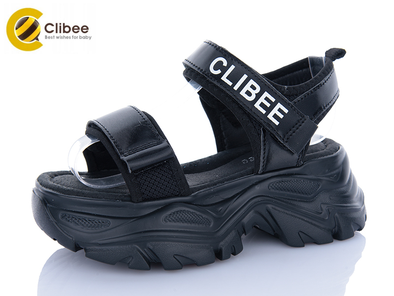 Босоножки Clibee-Apawwa (33-38) AC355-1 black (лето)
