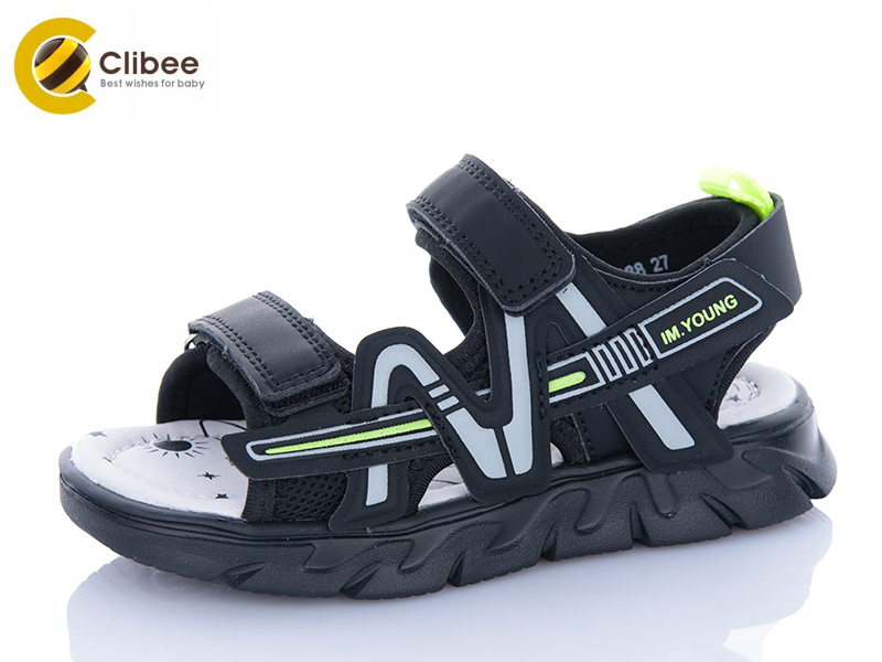 Босоножки Clibee-Apawwa (27-32) ZP188-1 black (лето)
